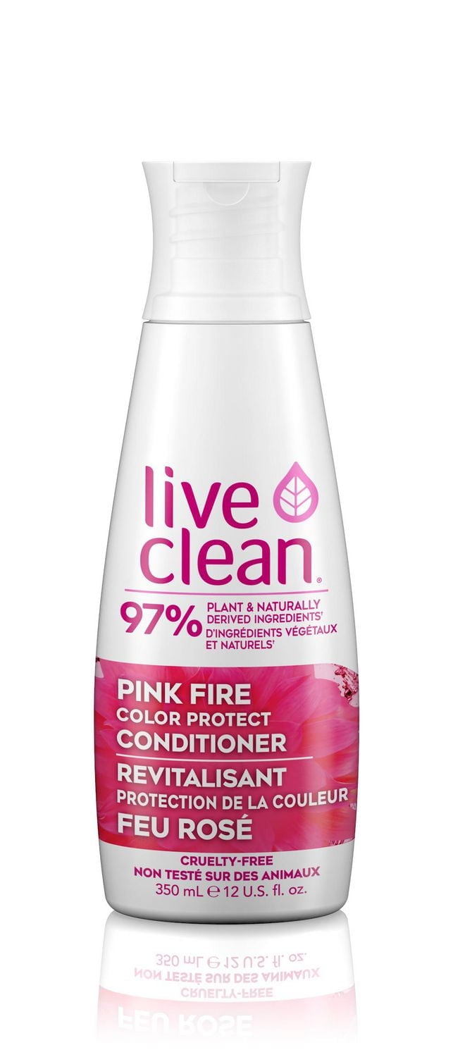 Live Clean Pink Fire Colour Protect Conditioner, 350 mL, Conditioner