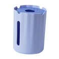 thumbnail image 2 of Dispensador de pañuelos faciales, caja de pañuelos de escritorio moderna, organizador de servilletas. Azul, 2 of 9