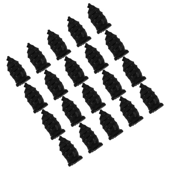 Masteelf 20pcs Motorcycle Tire Repair Plugs for Quick and Easy Puncture Fixing, Soft Rubber Screws for Car and ATV Tires, Self Service Repair Tools, Pack of 20