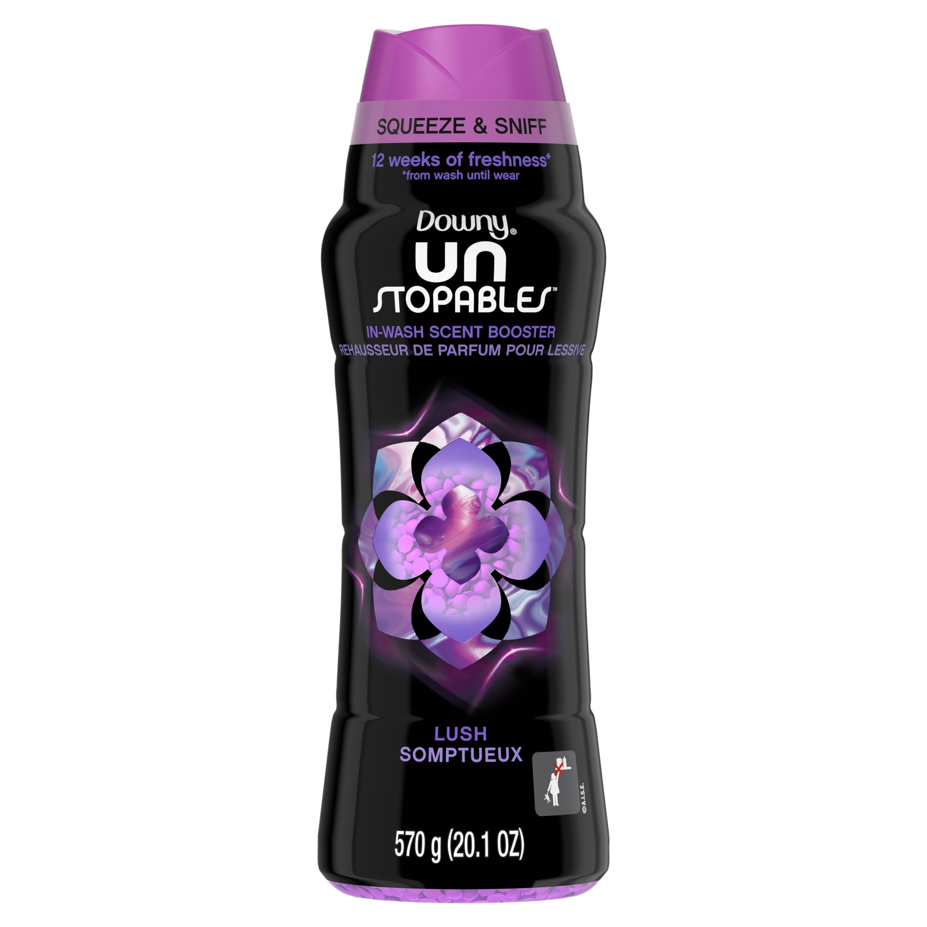 Downy Unstopable InWash Scent Booster Beads, LUSH, 20.1 oz