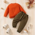 thumbnail image 5 of Akiihool Baby Unisex Clothes 6 12 18 24 Months 3T 4T Baby Boy Clothes Long Sleeve Cute Embroidery Polo Shirt and Pants Set Birthday Outfit Red,18-24 Months, 5 of 6
