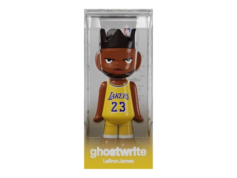 スポーツ LeBron James NBA BALLERS 5 Surprise NBA Series1 LeBron James Toy Figurine (White Away