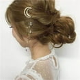 thumbnail image 2 of Minnieouse Horquilla elegante para mujer, pasadores de cristal de Luna, borla de estrella, cadena larga, cuentas, bandas para el pelo colgantes, Cuidado del cabello Bronce, 2 of 6