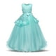 thumbnail image 2 of Vestido de lazo para niñas Vestido de princesa para niñas Vestidos de actuación para bodas Vestidos de actuación, 2 of 5