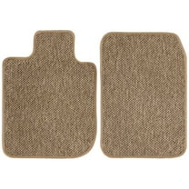 GGBAILEY Tesla Model S Beige All-Weather Textile™ Car Mats, Custom Fit for 2013, 2014, 2015, 2016, 2017, 2018, 2019, 2020 - Driver & Passenger Carpet Car Mats