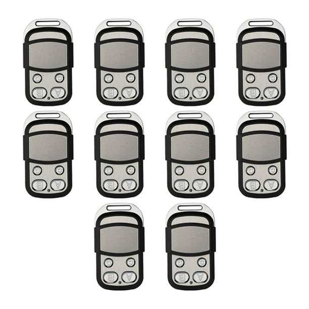 Control Remoto para Puertas de Garaje 433 MHz Abridor de Portón Eléctrico Compatible con para MOOVO Serie MT4 10 Piezas