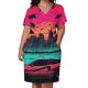 thumbnail image 3 of Vestido holgado con bolsillos de los años 80, estilo Miami Vice, diseño de supercoche retro, vestido de verano, ropa de diario para mujer, 3 of 7