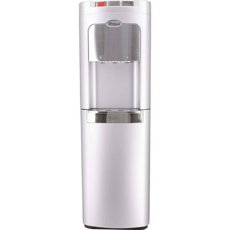 Whirlpool Full Silver and Stainless Bottom-Load Water Dispenser Water