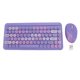 thumbnail image 2 of Combo de Teclado y Ratón Inalámbricos de 2.4g, Juego de Teclado y Ratón con Teclas Redondas Retro para el Hogar y la Oficina Con Configuraciones de DPI Ajustables, enchufe -entape, 2 of 7