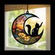 thumbnail image 2 of Memorial Suncatcher, Personalizado con Nombre Fecha Razas de Gatos Suncatcher, PéRdida de Mascotas Suncatcher, Luz AcríLica TeñIda, 2 of 8