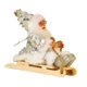 thumbnail image 5 of Figura de trineo de Papá Noel, estatua festiva de muñeco de Papá Noel, Papá Noel esquiando Estilo I, 5 of 9