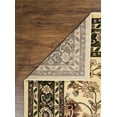 thumbnail image 4 of Persian Treasures Isphahan Cream Area Rug 9x12 Plush Power Loomed Design, 4 of 4
