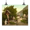 thumbnail image 2 of Print: Tyrol Village (Village With Crucifix), Tyrol, Austro-Hungary, circa, 2 of 4