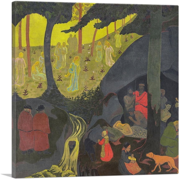 ARTCANVAS Celtic Tale 1894 Canvas Art Print by Paul Serusier - Size: 26" x 26" (1.50" Deep)