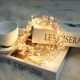 thumbnail image 3 of Guirnalda de luces LED con forma de hada y perlas, funciona con pilas, para dormitorio, sala de estar, decoración de fiestas de bodas y Navidad, 3 of 5
