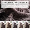 thumbnail image 4 of Bourina Rhombus Brown Throw Blanket for Couch, Suitable for Adult, Soft and Lightweight, 50"⨉60", 4 of 6