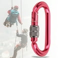 S.E.PEAK 25kN Aluminum Rappel Ring - Gold/Blue Climbing Connection Ring For Arborists & Climbers