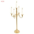 thumbnail image 4 of 28In Floor Candelabra Tall Candlestick for Candle, Beautiful Candle Stands, Floral Metal Candle Holders Table Centerpiece for Wedding Party Event, 4 of 8