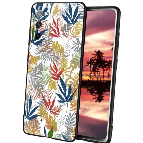 Leaves-157 Phone Case, Degined for Samsung Galaxy S20 Case Men Women, Flexible Silicone Shockproof Case for Samsung Galaxy S20