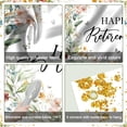 thumbnail image 4 of Mocsicka Happy Retirement Backdrop Wildflower Retirement Banner Party Decorations Photo Background 6x3.6 ft, 4 of 8