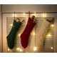 thumbnail image 4 of Paquete de 6 medias navideñas, medias navideñas de 18 pulgadas, medias navideñas clásicas de punto blanco, verde y rojo, decoración navideña para el hogar WD.WDQZL Producto electrónico, 4 of 4