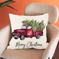 thumbnail image 3 of HEVIRGO Pillowcase Soft Washable Lightweight Comfortable Durable Christmas Tree Throw Pillow Cover for Living Room, 3 of 10