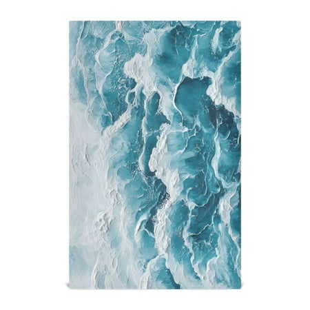 

Kitchen Towel 28x18 Inches x6，Plate Towel Decorative Towel Napkin Tea Towel Tea Towels For Kitchen Dish Cloths & Dish Towels Blue Ocean Pattern