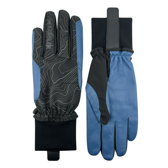 Men“s Insolated Leather Palm and Touchscreen Snow Gloves "HAFJELL"