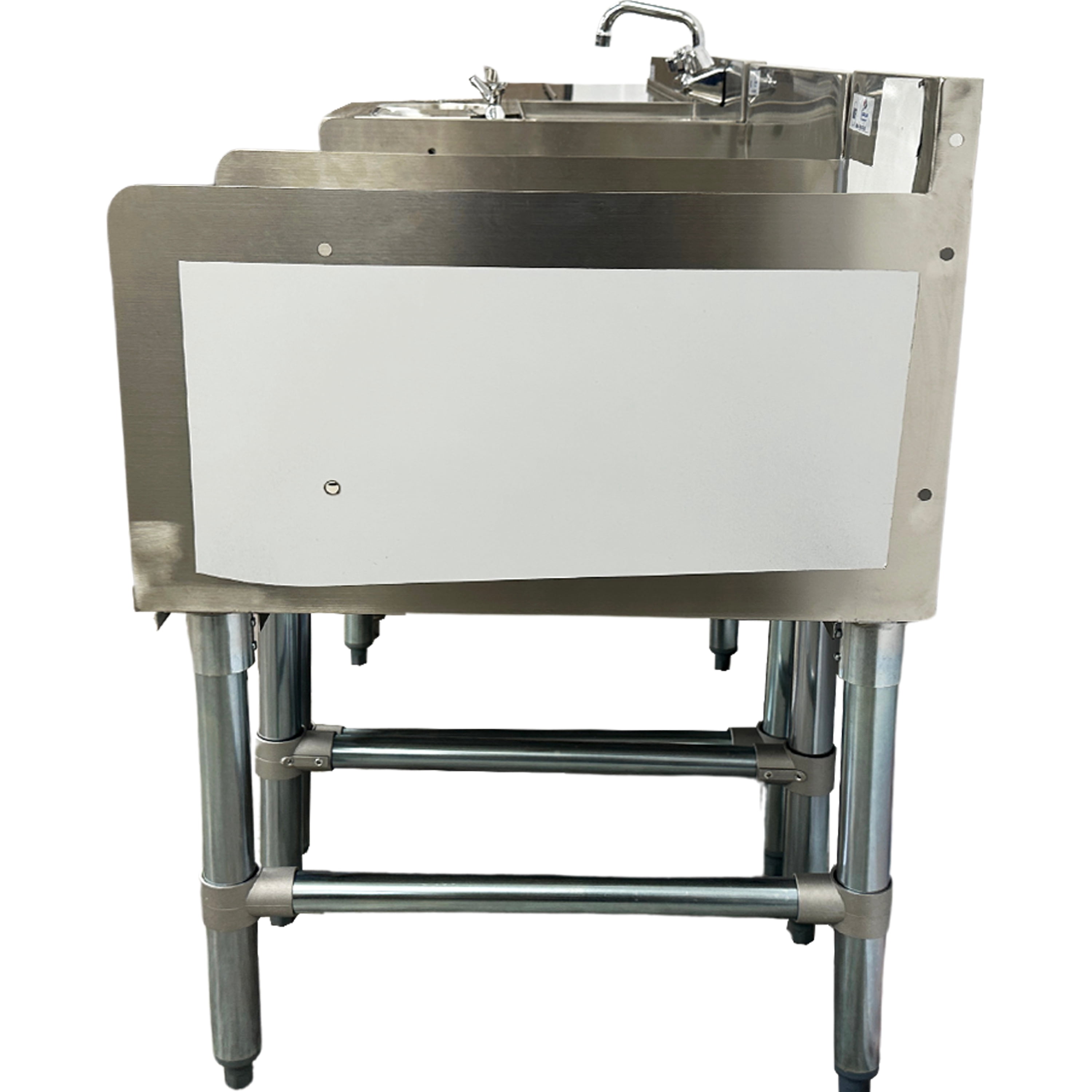 NSF 84 in. Commercial Underbar Counter Cocktail Drink Station, Combination Cocktail Station, Bar Equipment 84.2''Wx22.5''Dx33.3''H