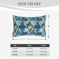 thumbnail image 4 of Pofeuu Hawaiian Style Print Polyester Microfiber Plush Pillowcases, Super Soft and Cozy Pillow Case Covers with Envelop Closure（Pillow core not included）-20"x30", 4 of 6