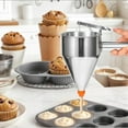 thumbnail image 3 of Ergonomic Nonrust Steel Batter Dispenser 1200L Conical Funnel Perfect For Precise Dough Sauce Distribution, 3 of 10