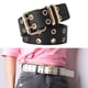 thumbnail image 4 of Cinturón de cintura para mujer Sunnimix Punk Doble Ojal Negro, 4 of 7