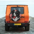 thumbnail image 6 of Susaid Independence Day Collie Print Water Proof Spare Tire Cover Wheel Tire Dust-proof Cover Fit Trailer, RV, SUV and Many Vehicle-14 inch, 6 of 6