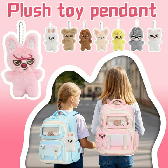 Stray Kids- SKZOO Kpop Idol Group 4.7Inch Cute Children Doll Standing Posture Doll Keychain Bag Pendant Toy Bang Chan Han Felix Hyunjin