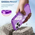 thumbnail image 2 of Dteck Magnetic Designed for iPhone 11 Case, Compatible with MagSafe Built-in Touch Sensitive Anti-Scratch Screen Protector Cover for iPhone 11,Darkpurple, 2 of 7