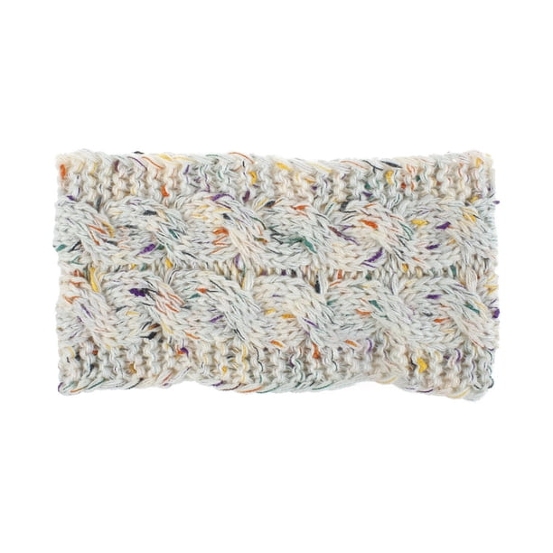 Guardurnaity Cintas para la cabeza de punto Protección para la cabeza Calentadores de orejas ajustables Cinta para la cabeza Hilo beige Type3 NO3 Guardurnaity AP009921-10