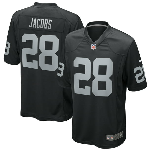 الين بالانجليزي Josh Jacobs Oakland Raiders Nike Game Jersey - Black الين بالانجليزي