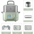 thumbnail image 3 of BUYDEEM Digital Multifunctional Food Steamer for Cooking, 5-Quart, Cozy Greenish, 3 of 9
