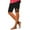 Black, variant on Iyufng Biker Shorts for Women,Tummy Control Summer Yoga Shorts,Solid Color High Waisted Comfortable Breathable Yoga Five Quarter Pants,S-2XL