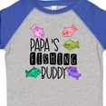 thumbnail image 4 of Inktastic Papa's Fishing Buddy with Colorful Fish Boys or Girls Toddler T-Shirt, 4 of 5