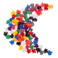 thumbnail image 2 of 100pcs Multi-Color Wooden Game Tokens and Chess Pieces Set - Board Game Accessories, Meeples for Family, Classroom, Sorting, Replacement Parts, 2 of 9