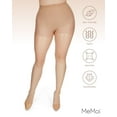 thumbnail image 6 of MeMoi Women's Ultra Sheer 8 Denier Control Top Pantyhose - Womens - Female, Q1, Nude, 6 of 12