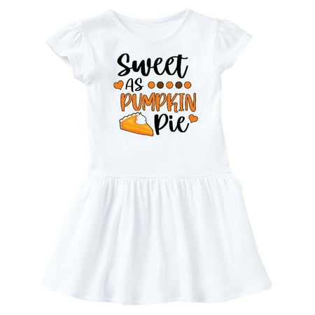 

Inktastic Thanksgiving Sweet as Pumpkin Pie Gift Baby Girl Dress