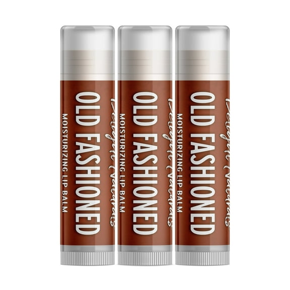 Delight Naturals Old Fashioned Cocktail Lip Balm - 3 Pack
