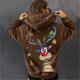 thumbnail image 2 of Sudaderas con capucha navideñas para mujer, sudaderas con capucha de manga larga a la moda con gráfico de alces bonitos, sudaderas informales Fridja FKASFK5426, 2 of 5