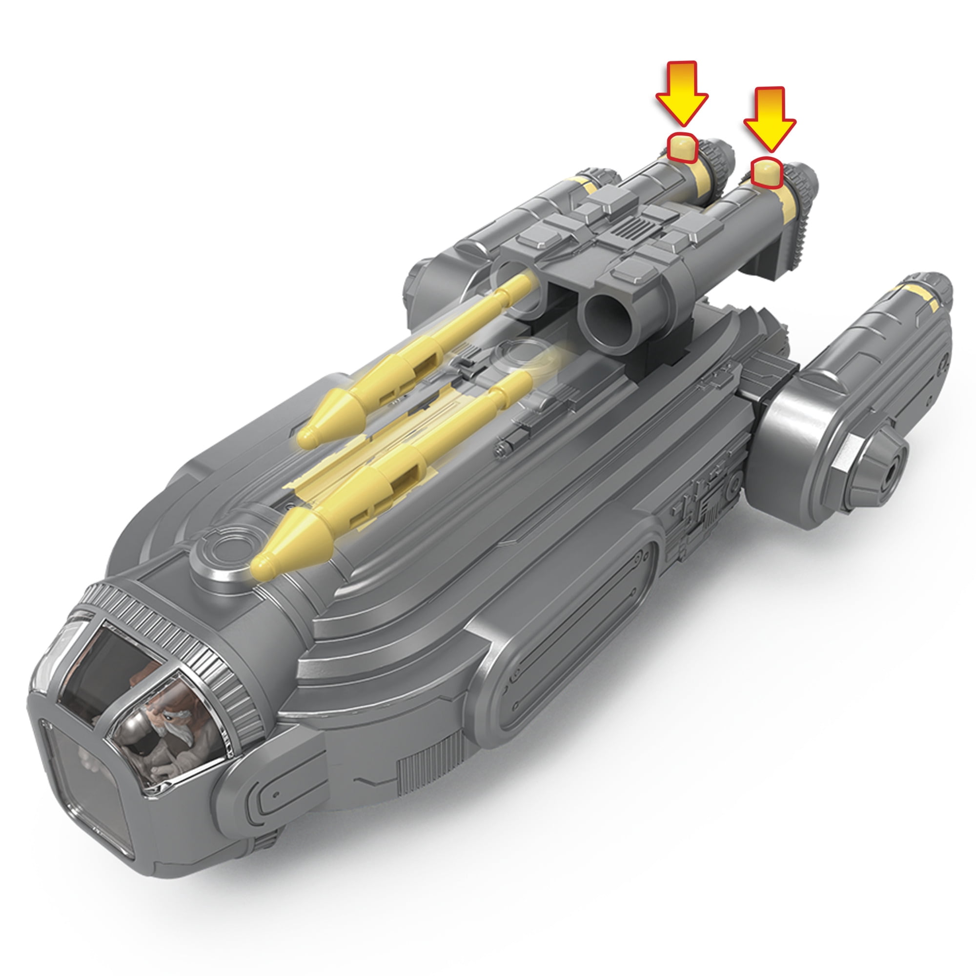 Star Wars ActionVerse Grogu et vaisseau stellaire des Anzellans