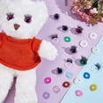 thumbnail image 4 of 22 ojos de seguridad de resina en 11 colores para amigurumi, ojos de seguridad ovalados, ojos de seguridad de ganchillo, ojos brillantes para animales de peluche con pestañas., 4 of 5