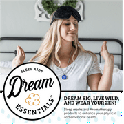 Dream Essentials Snooz Silky Soft Satin Sleep Mask - Royal Blue, Dual Strap Mask With Nose Bridge to Block Out Light. Blindfold, Eye Shade