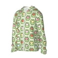 thumbnail image 3 of Goofa Cute Chubby Frog Printed Women's UPF 50+ Sun Protection Hoodie Jacket Lightweight Long Sleeve Sun Shirt for Women with Pocket Hiking Outdoor-Large, 3 of 9