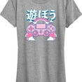thumbnail image 3 of Instant Message - Girly Game Controller - Women's Short Sleeve Graphic T-Shirt, 3 of 6